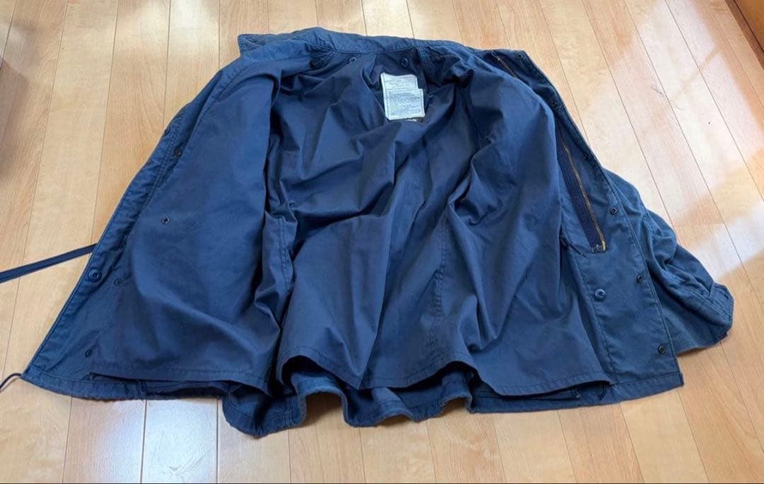 1990s ALPHA M-65 FIELD JACKET 青　旧ロゴ