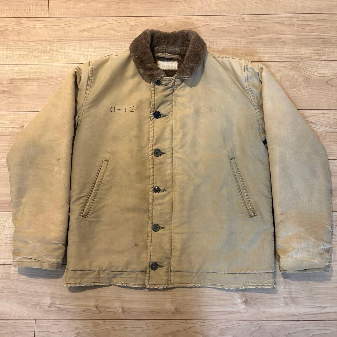 40s US. N-1デッキジャケット　当時物　ゴールデンサイズ40 状態良