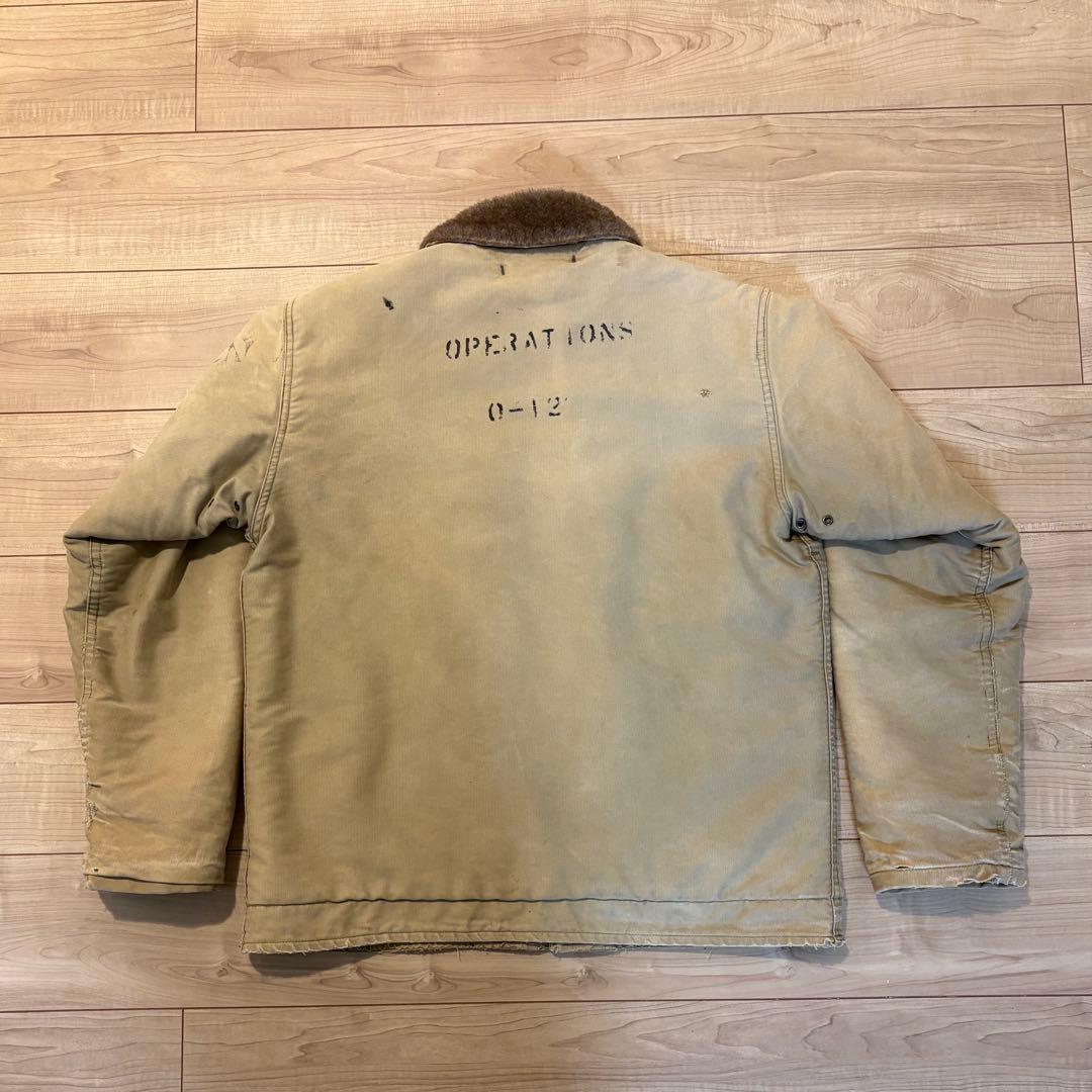 40s US. N-1デッキジャケット　当時物　ゴールデンサイズ40 状態良
