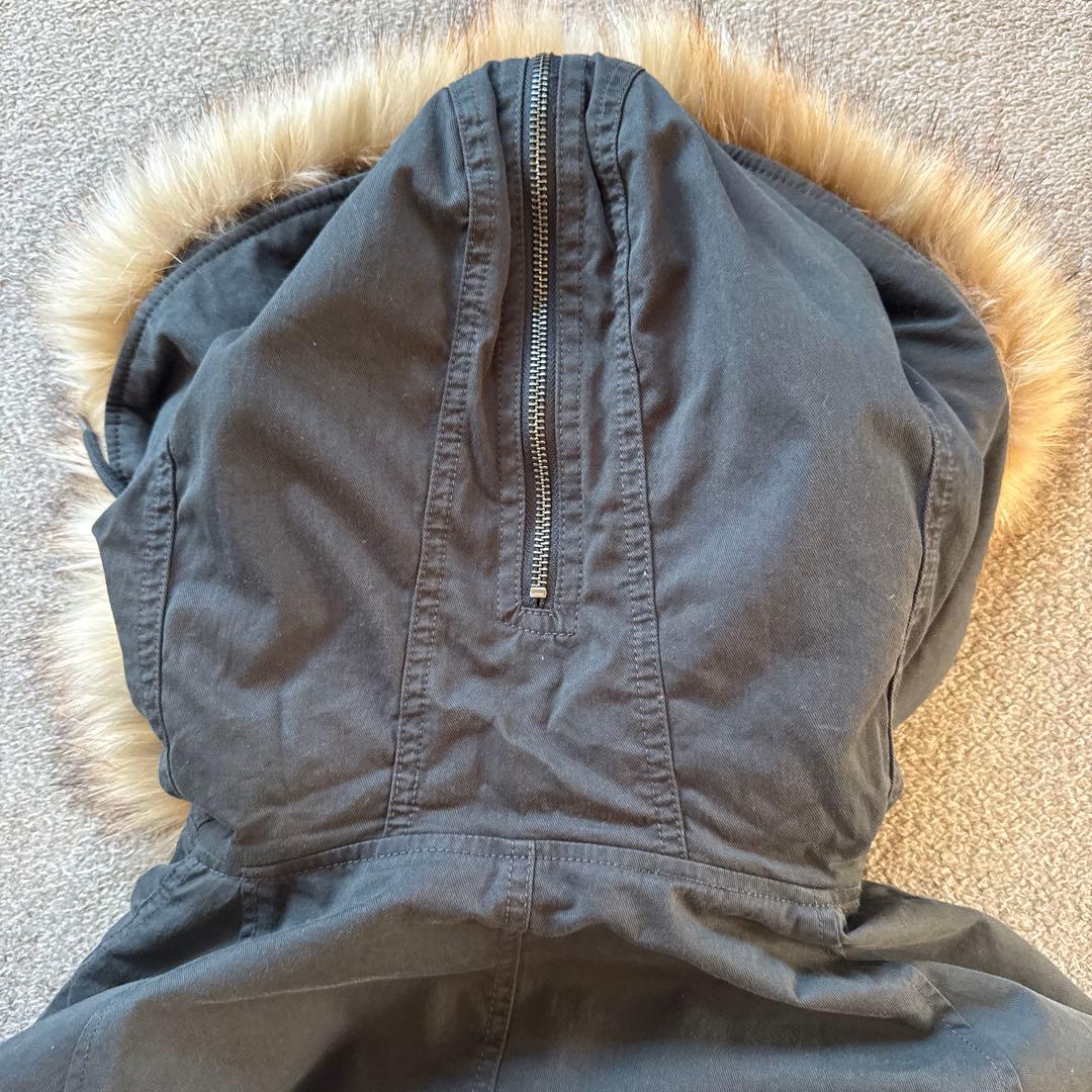 MOUSSY ブラックファー付きジャケット