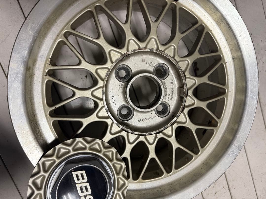 BBS RG 15/4H/100/6.5J ホイール４本