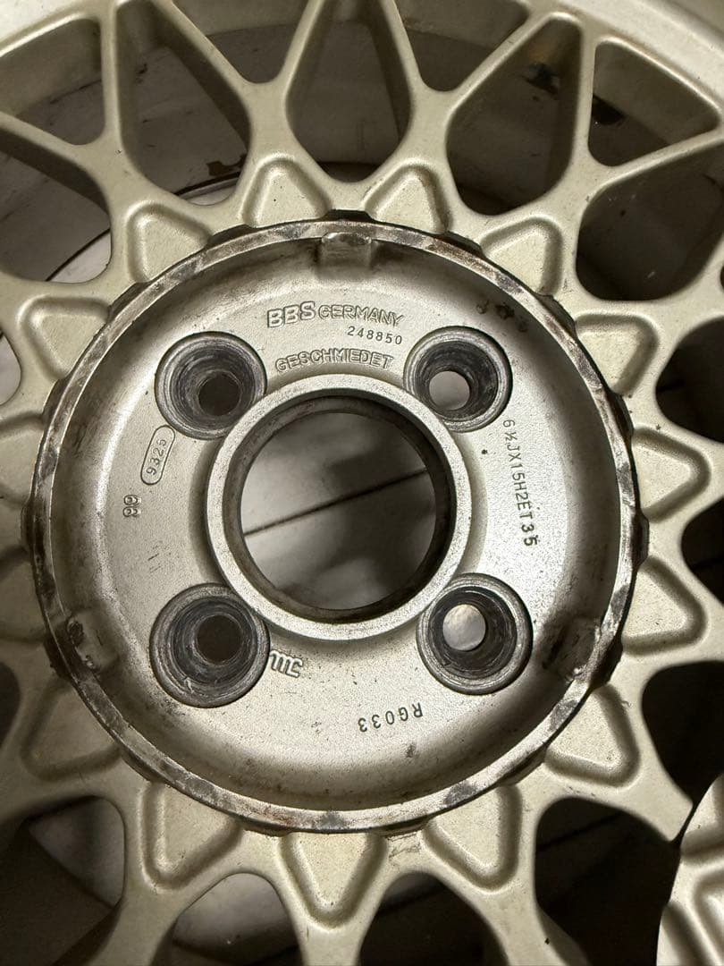 BBS RG 15/4H/100/6.5J ホイール４本