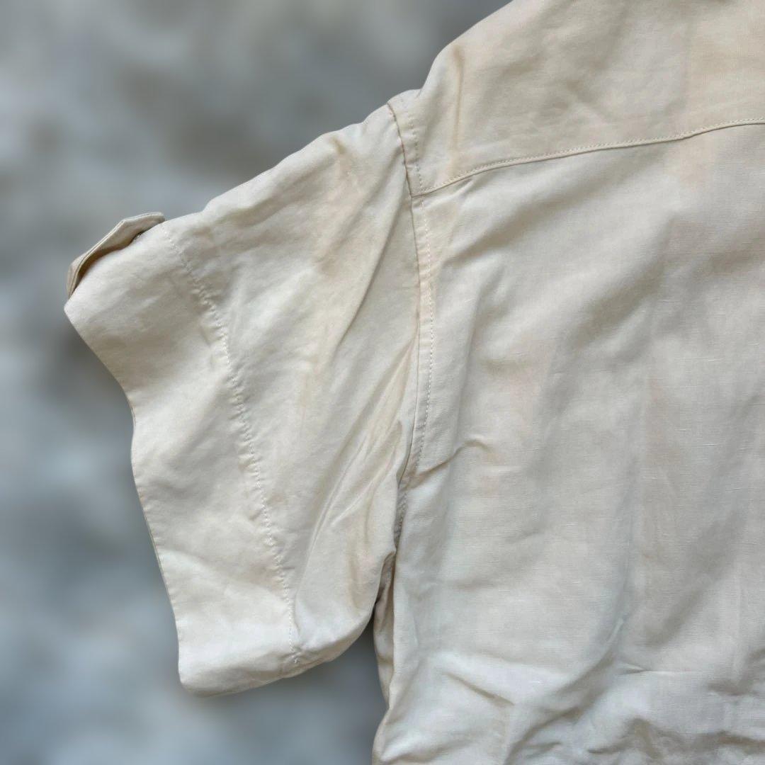 【新品】VENIT リネン レーヨン オールインワン ホワイト 38サイズ