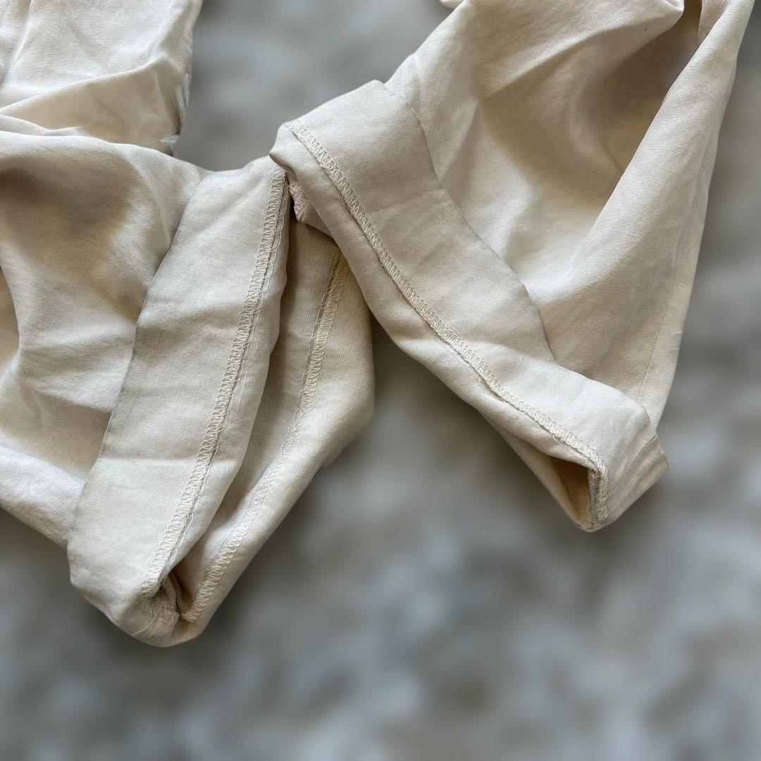 【新品】VENIT リネン レーヨン オールインワン ホワイト 38サイズ