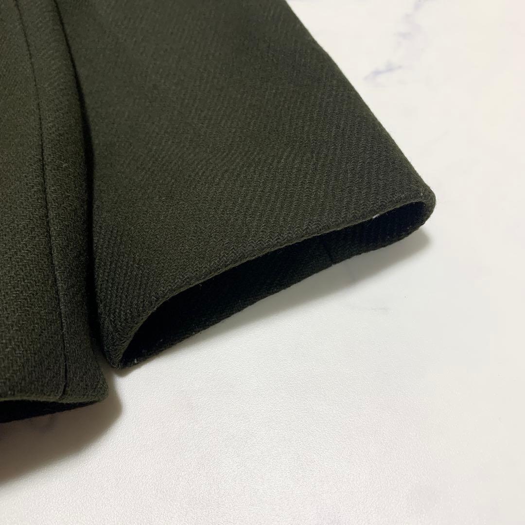 【美品】 セオリー ウールカシミヤ メルトンコート オリーブ XS ジャケット