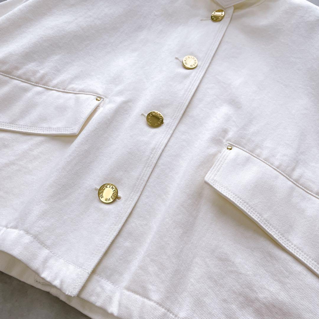 極美品✨25SS MACKINTOSH HUMBIE DENIM ジャケット 白