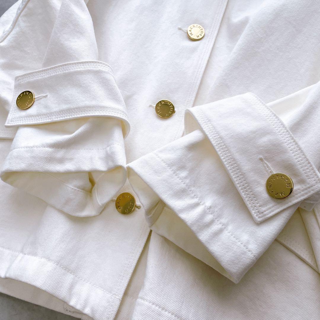 極美品✨25SS MACKINTOSH HUMBIE DENIM ジャケット 白