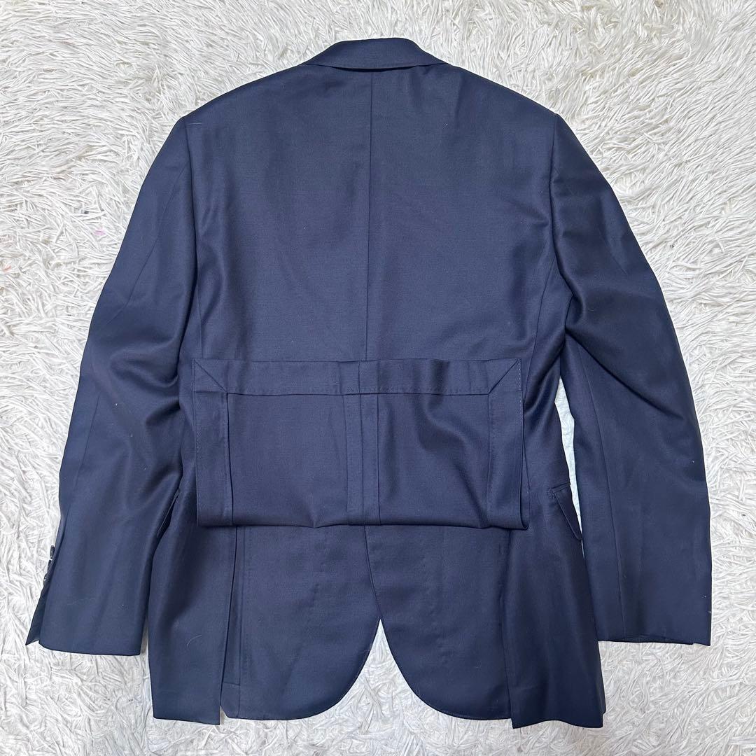 ドーメル AMADEUS生地 ネイビースーツ 日本製 M相当