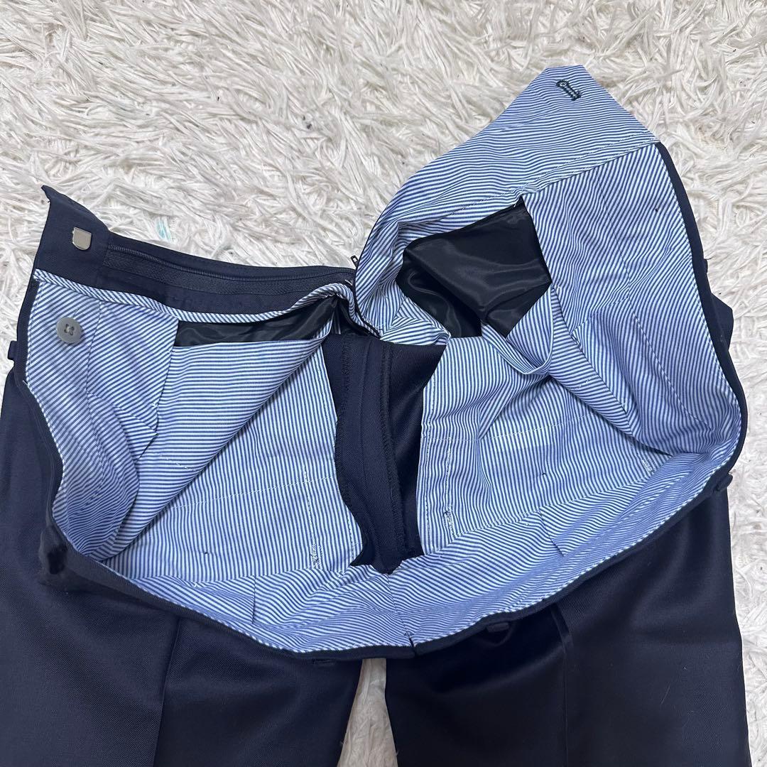 ドーメル AMADEUS生地 ネイビースーツ 日本製 M相当