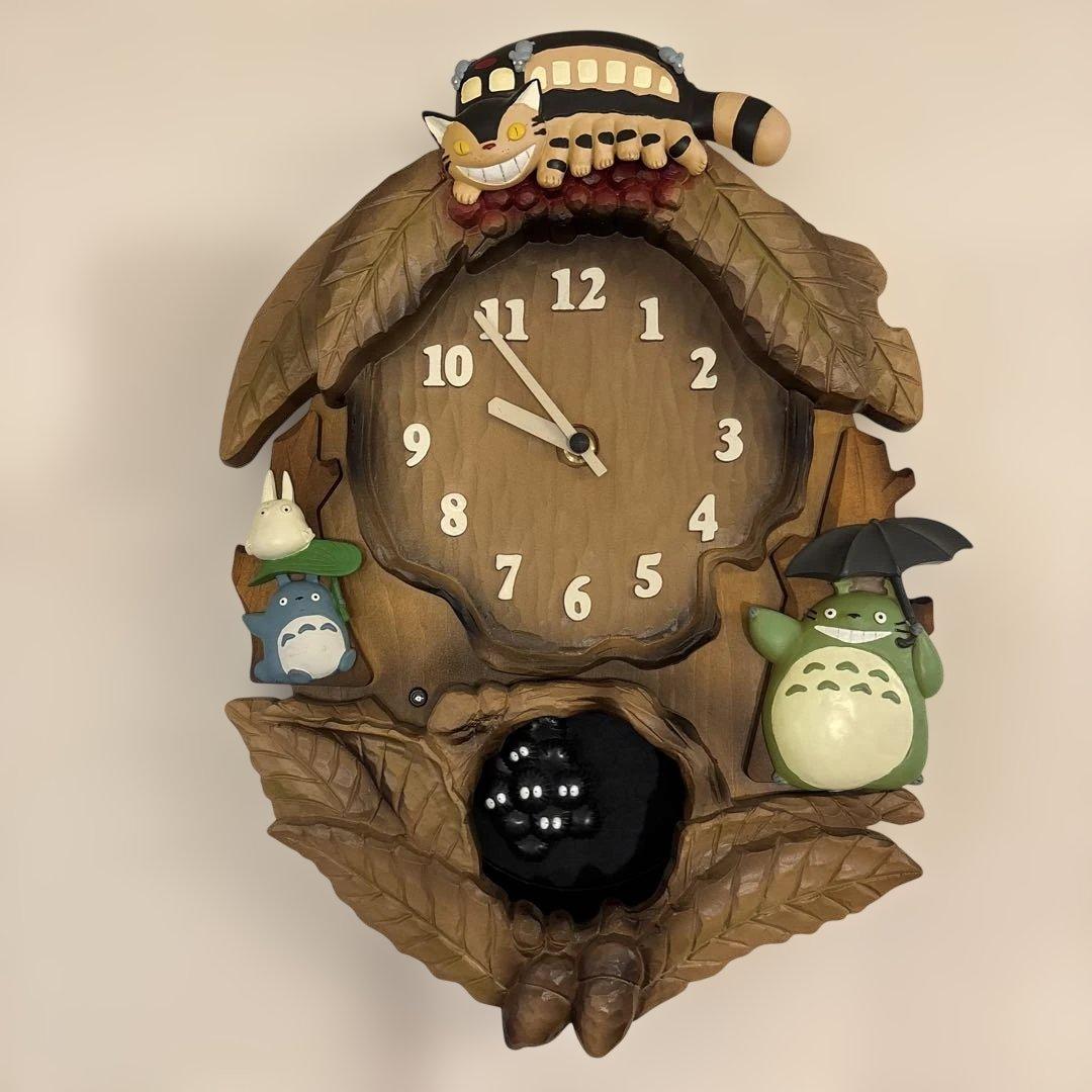 となりのトトロ 掛け時計 振り子 オルゴール　スタジオジブリ