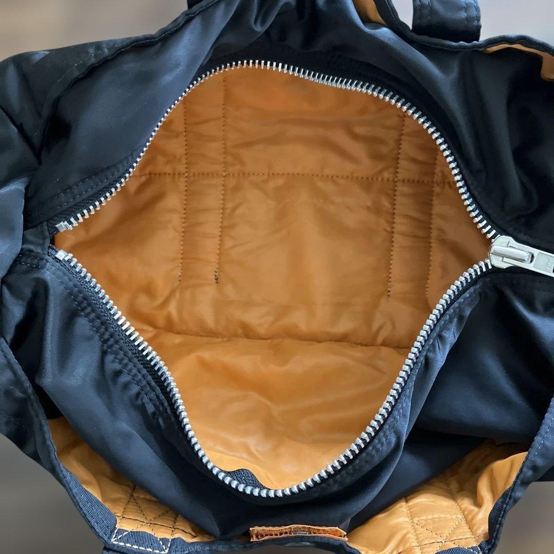 PORTER ブラックドラムバッグ