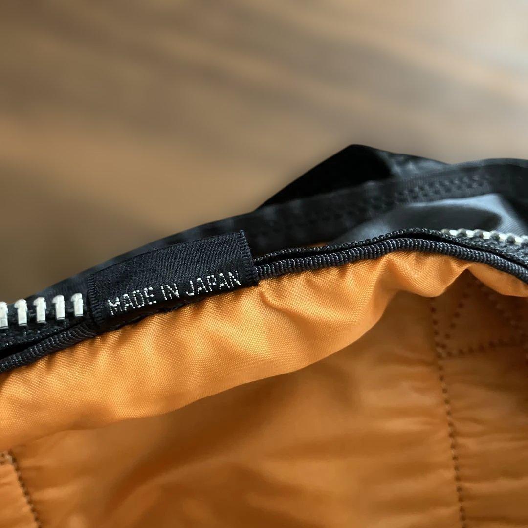 PORTER ブラックドラムバッグ