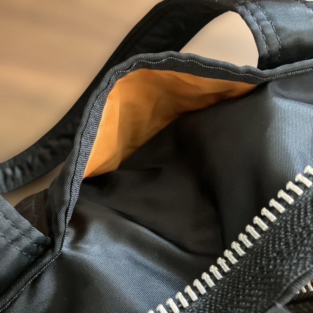 PORTER ブラックドラムバッグ