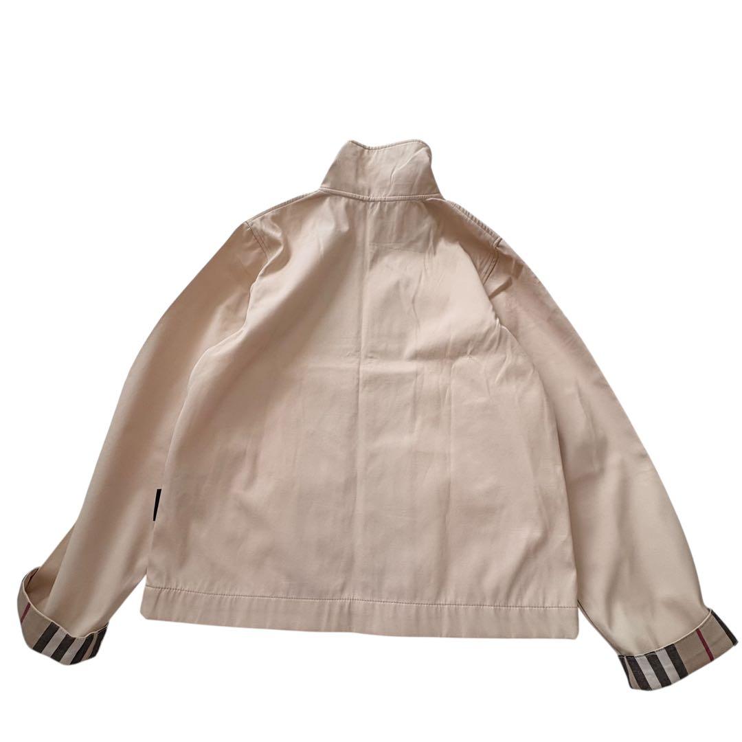 バーバリーロンドン☆スタンドカラージャケット ノバチェック ベージュ アウター