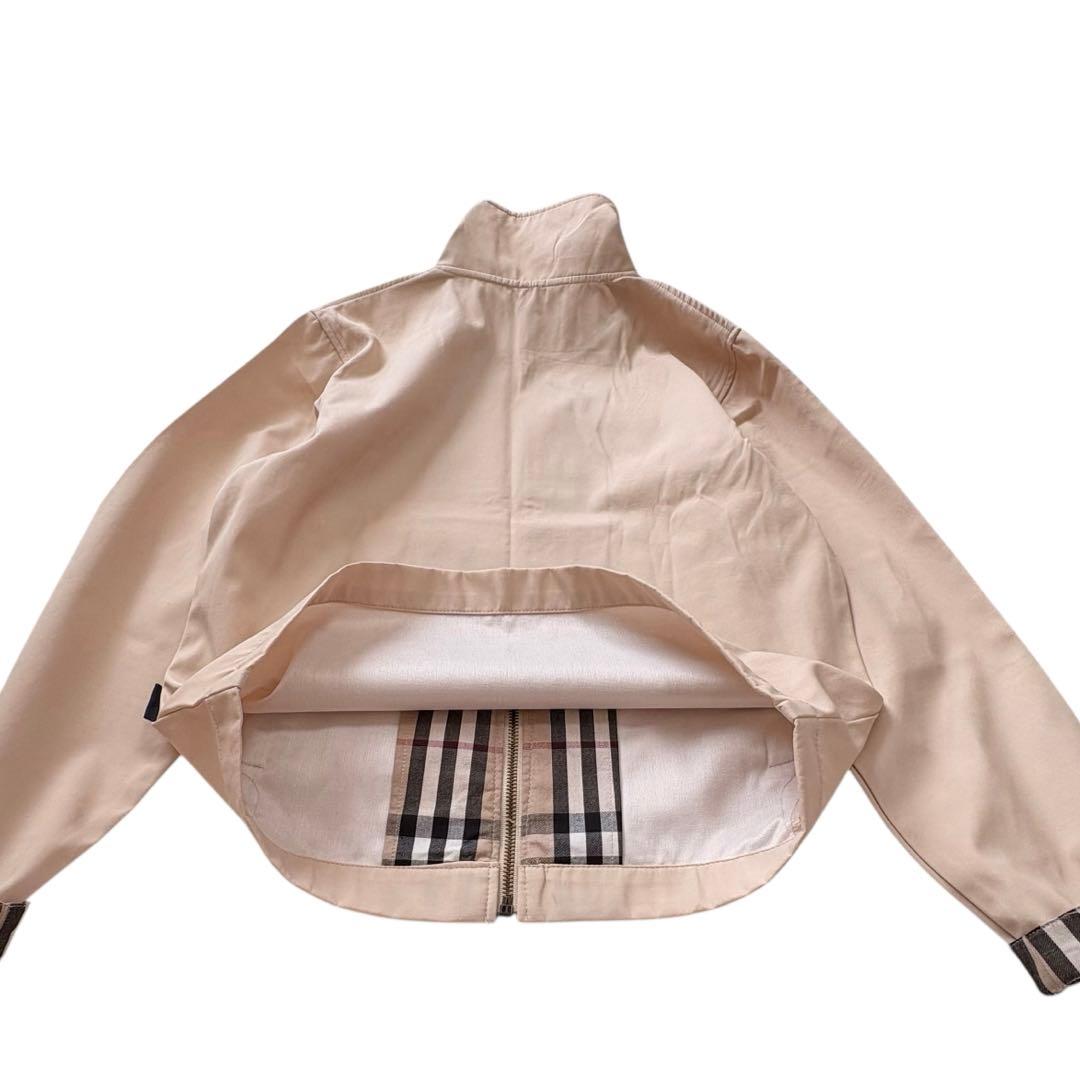 バーバリーロンドン☆スタンドカラージャケット ノバチェック ベージュ アウター