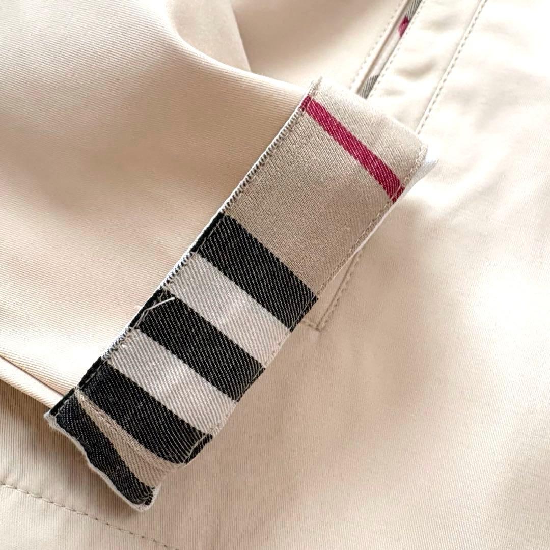 バーバリーロンドン☆スタンドカラージャケット ノバチェック ベージュ アウター