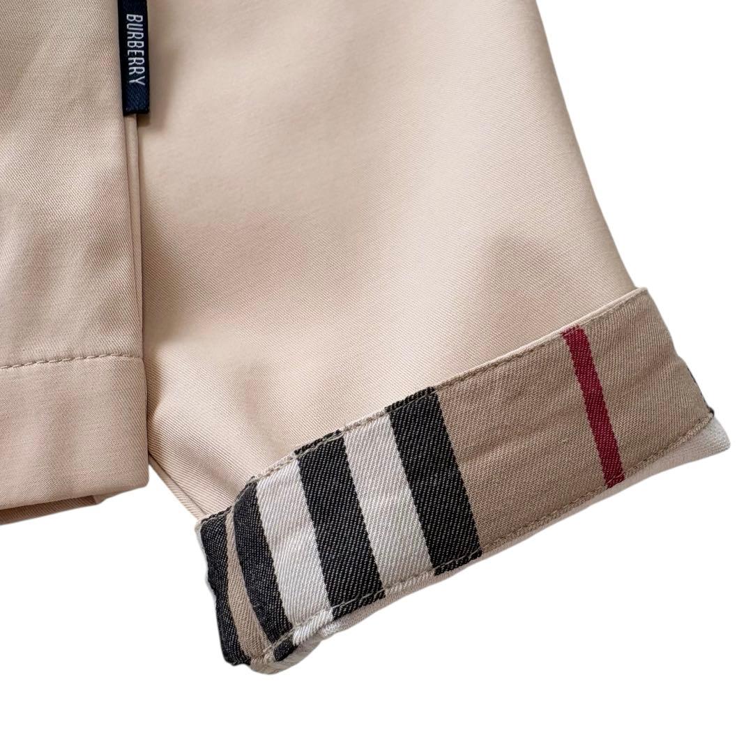 バーバリーロンドン☆スタンドカラージャケット ノバチェック ベージュ アウター