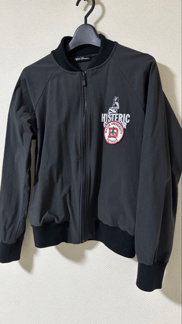 HYSTERIC GLAMOUR ブラック ジャンパー フリーサイズ