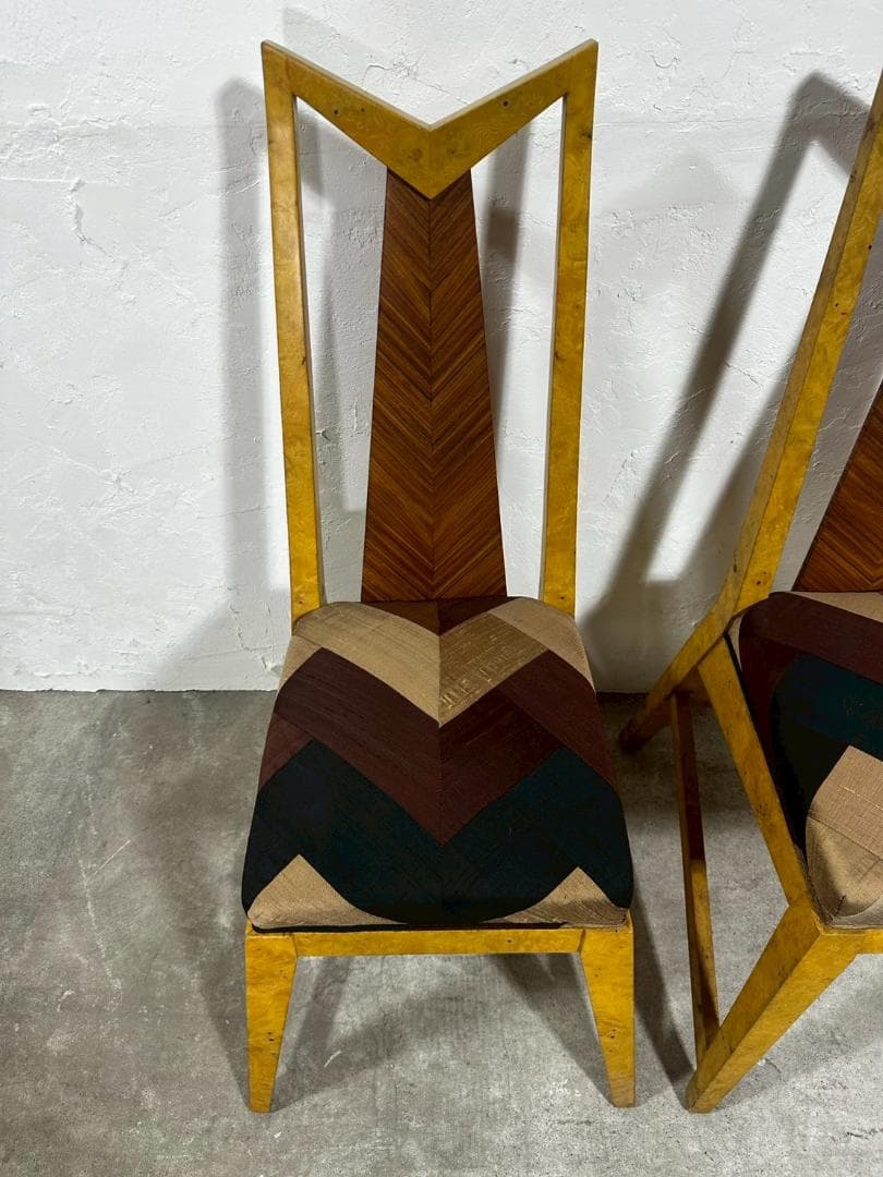 『イタリア製』アール・デコ様式 ダイニングチェア チェア 椅子 RWcha43
