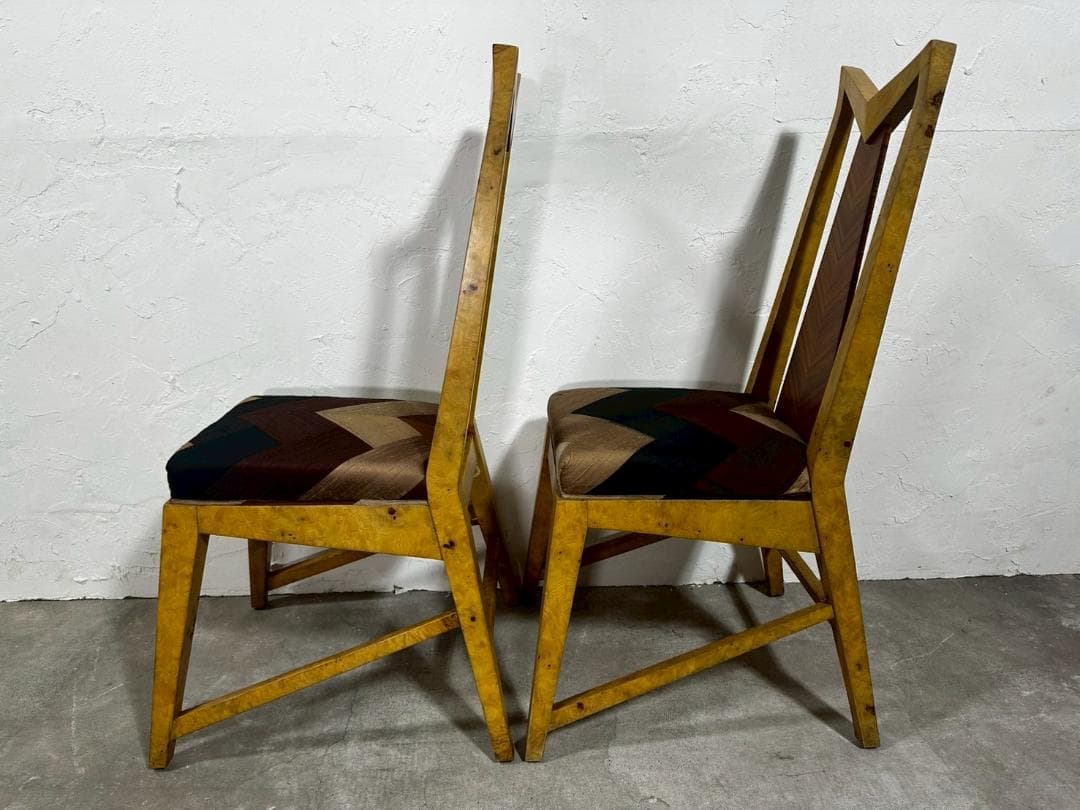 『イタリア製』アール・デコ様式 ダイニングチェア チェア 椅子 RWcha43