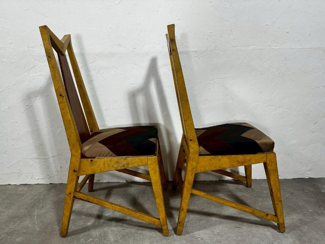 『イタリア製』アール・デコ様式 ダイニングチェア チェア 椅子 RWcha43