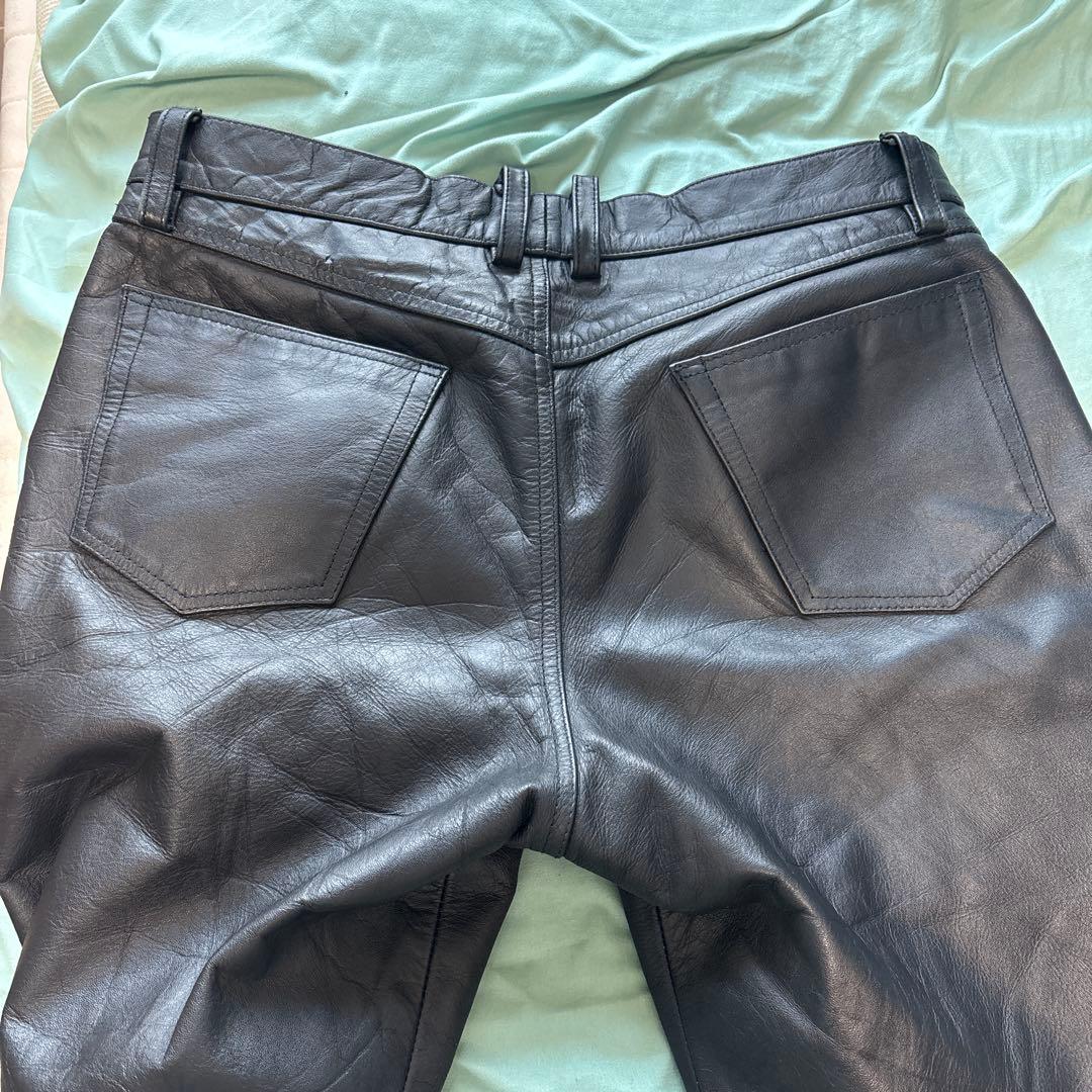 メンズ　レザーパンツ　ホーンワークス　36