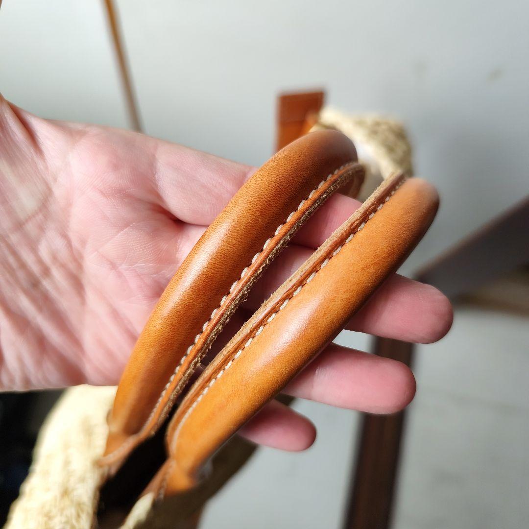 genten ゲンテン　カゴバッグ 2way ショルダーバッグ　レザー