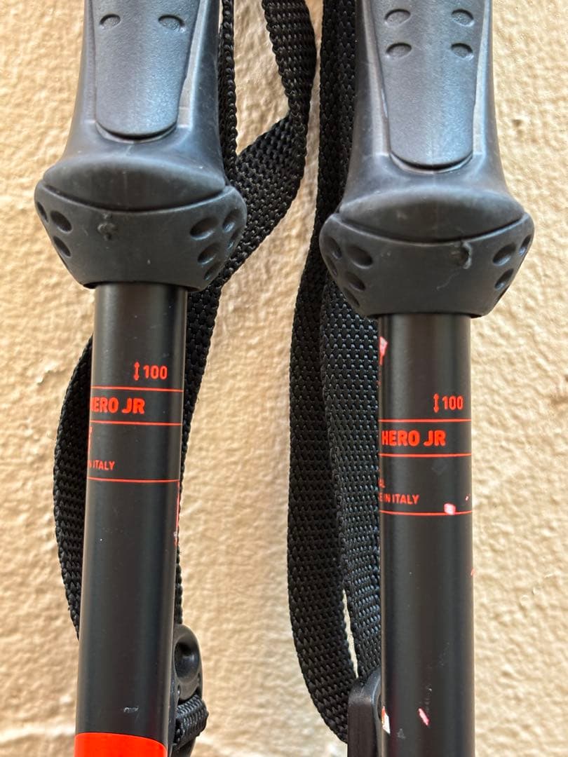 Hartスキー板 128 ★ ROSSIGNOLストック100