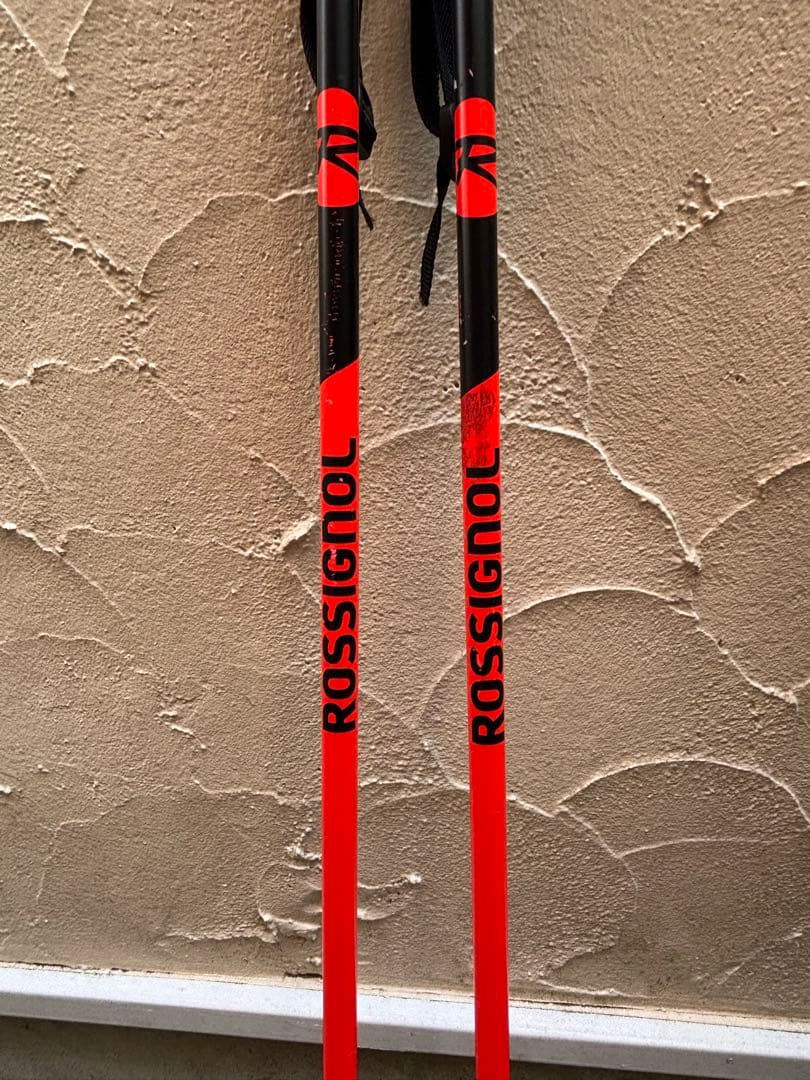 Hartスキー板 128 ★ ROSSIGNOLストック100