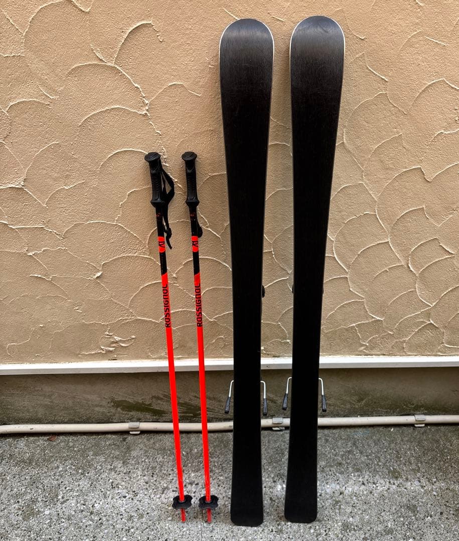 Hartスキー板 128 ★ ROSSIGNOLストック100