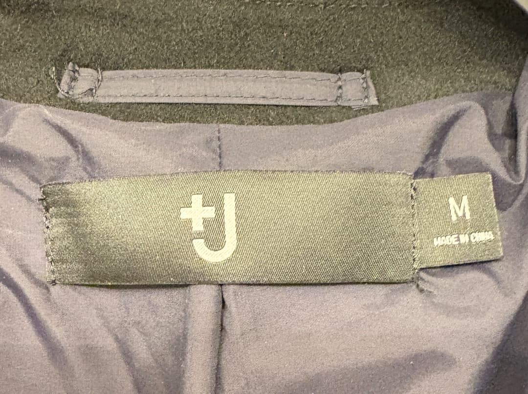 +J カシミヤブレンドオーバーサイズチェスターコート Mサイズ