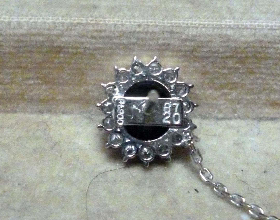 最終処分！！ブルーサファイア　タイタック　タイピン　0.87ct