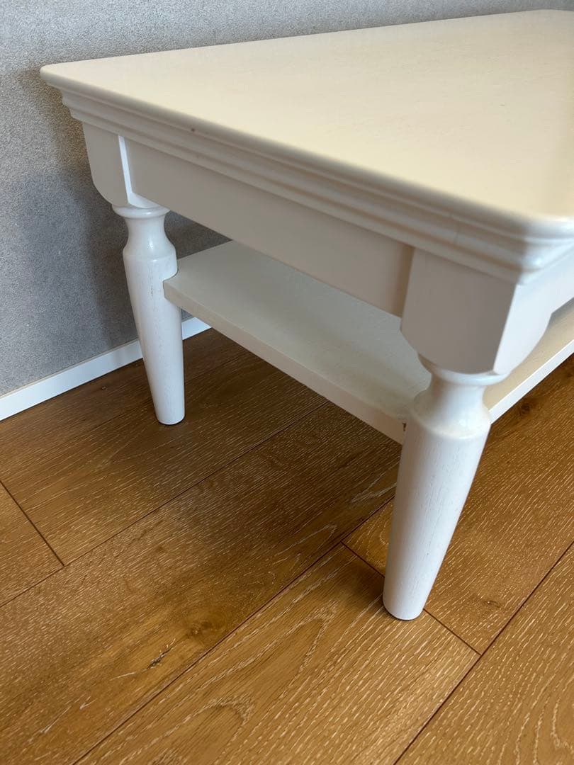 フランフラン 廃盤品 ローテーブル コーヒーテーブル シャビーシック