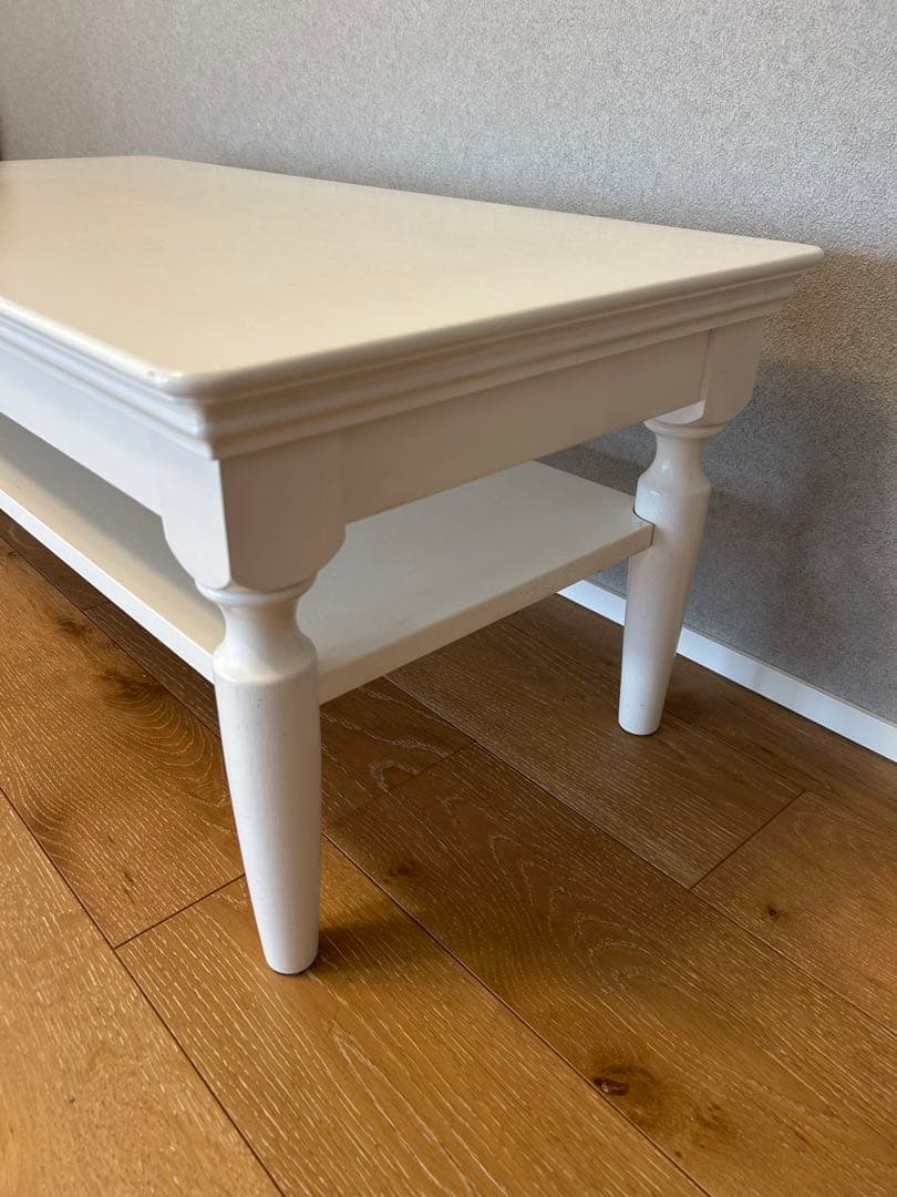 フランフラン 廃盤品 ローテーブル コーヒーテーブル シャビーシック