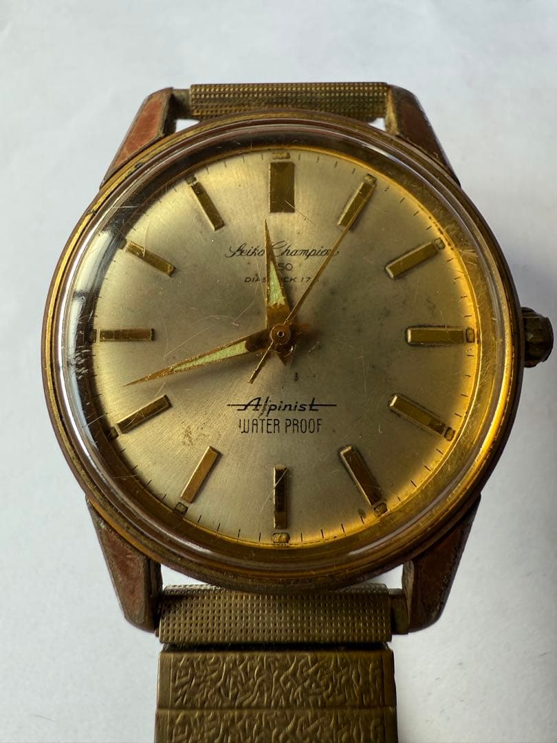 激レア SEIKO/セイコー チャンピオン アルピニストアンティーク時計ジャンク