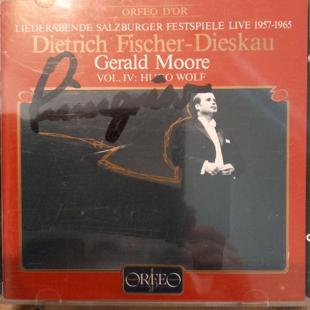 サイン付き❗フィッシャー=ディースカウ ヴォルフ歌曲集