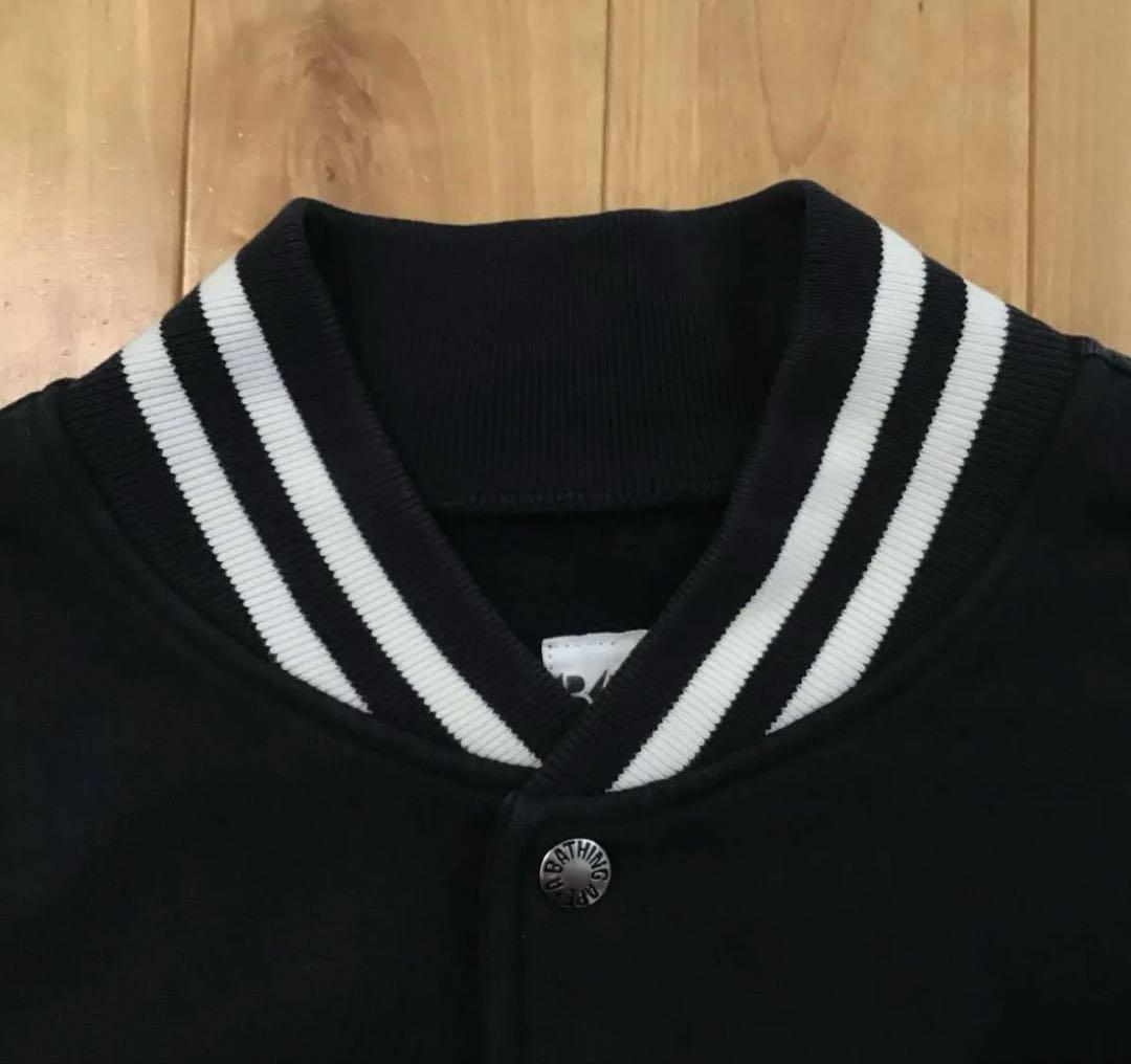 A BATHING APE エイプsweat varsity jacket