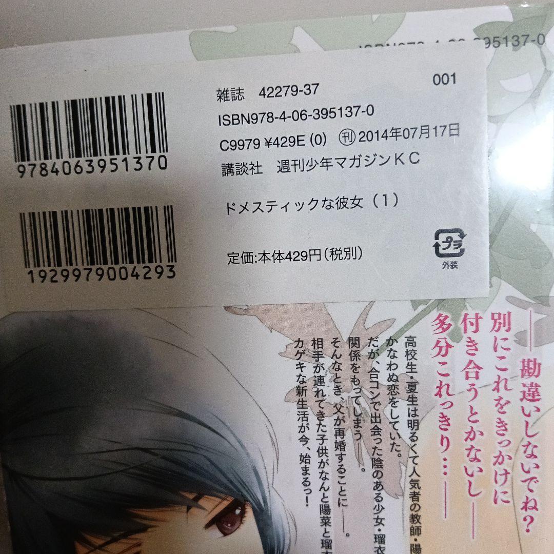 ドメスティックな彼女　1巻　初版　シュリンク