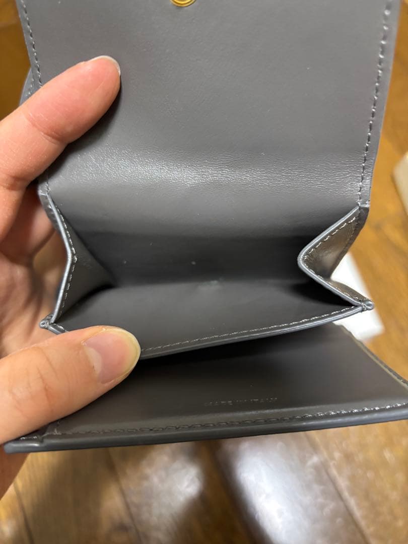 【あいさん専用】CELINE グレー 三つ折り財布 保存袋付き
