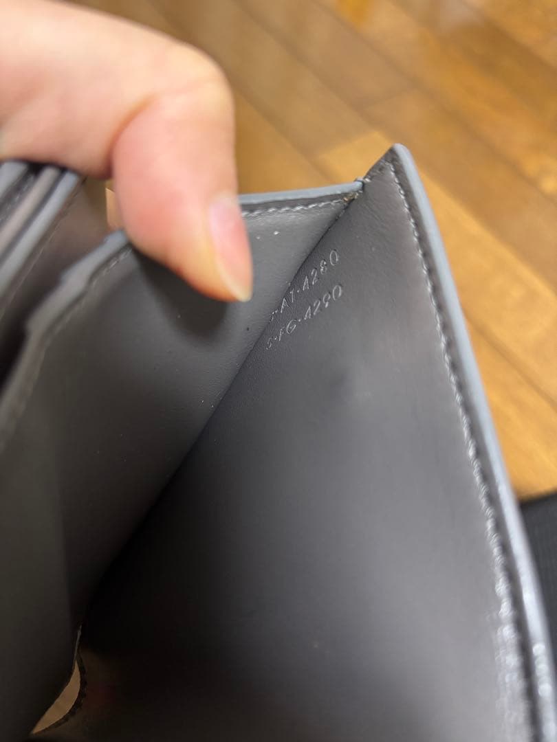 【あいさん専用】CELINE グレー 三つ折り財布 保存袋付き