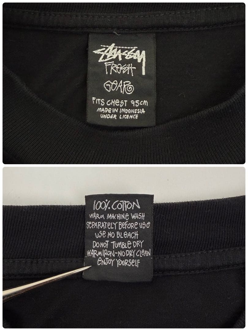 美品 old stussy 90s ビンテージ ラスタ シャドーマン Tシャツ