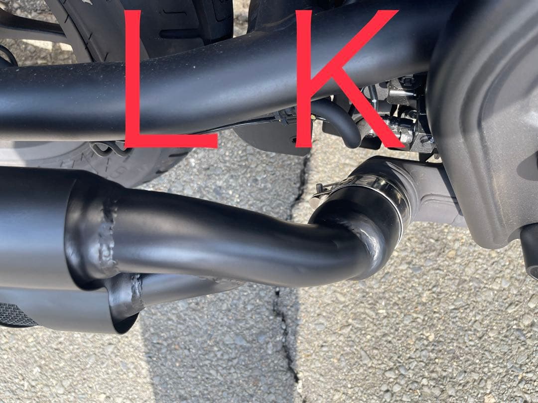 2023年式モデル〜対応】 新型レブル250用 マフラー gemspeed製V3