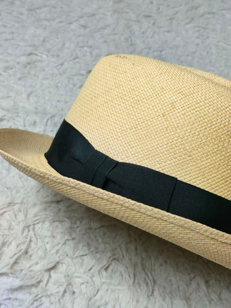 ミッキー　未使用　本パナマ　ハット　パナマハット