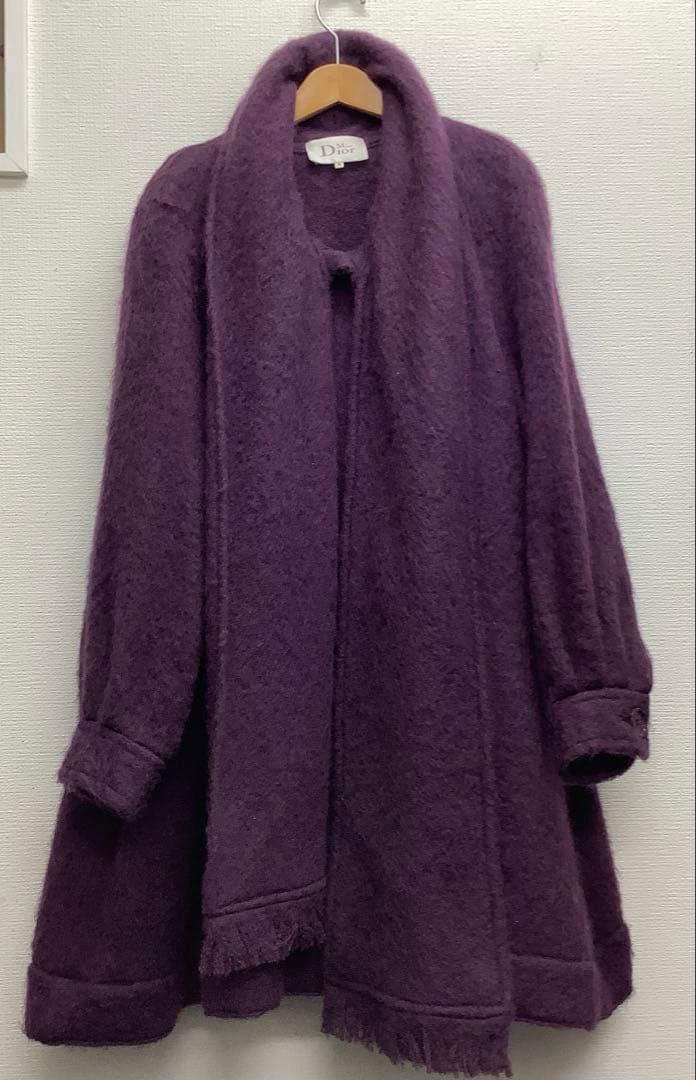 美品　ディオール　Dior ミスディオール　モヘア　ロングコート　ヴィンテージ