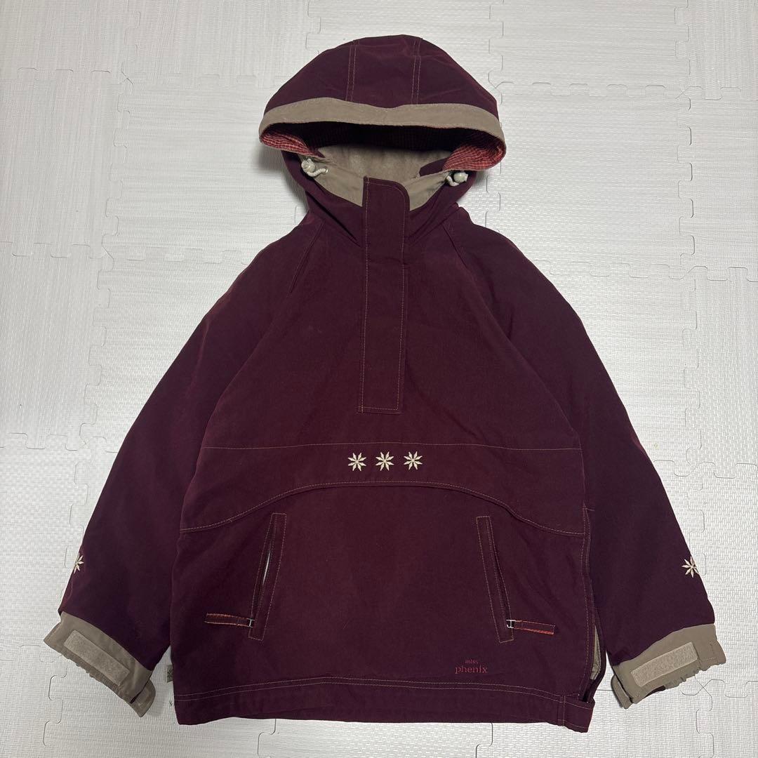 フェニックス　スノーボード　スキーウェア　ハーフジップ　刺繍