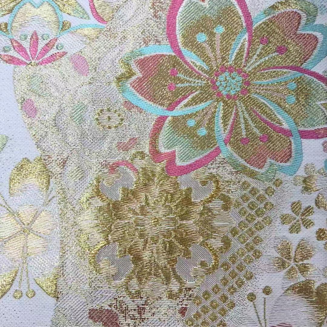 ※【美品】 振袖セット 成人式 正絹 古典柄 振袖 ピンク *131 ●