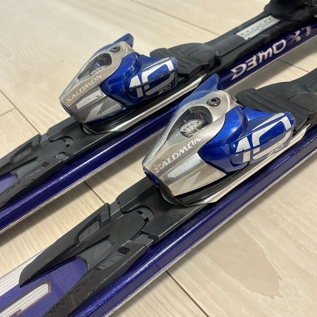 【良品】SALOMON スキー 3点セット 送料無料　匿名配送