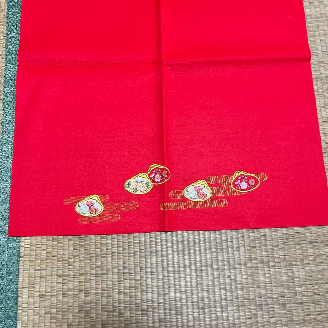 親王飾り　宴(燭台変更) 27cm雪洞、刺繍入本毛氈