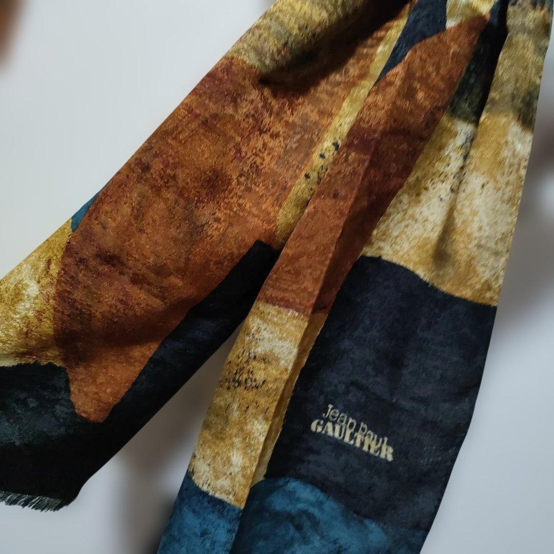 19 超美品　ジャンポールゴルティエ　ショール　ストール