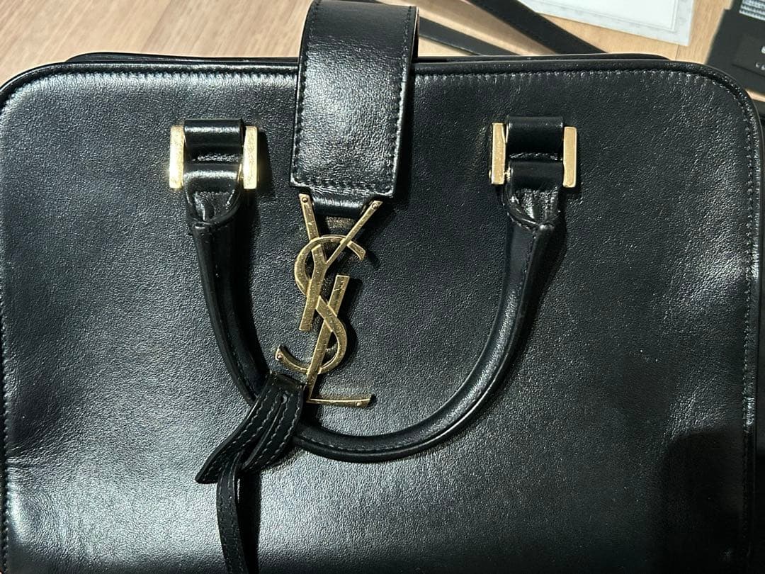 サンローラン　ベイビーカバス　ハンドバッグ